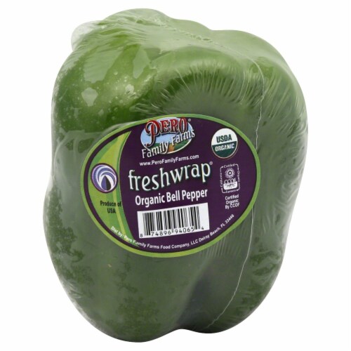 Freshwrap Organic Green Bell Peppers, 1 ct Kroger