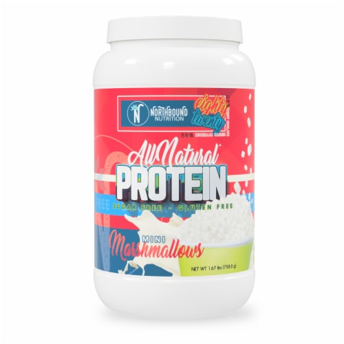 NorthBound Nutrition All Natural Mini Marshmallows Protein Powder, 26.