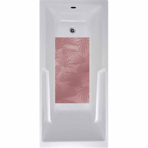 VersaTraction's Kahuna Grip Bathmat Palm Frond Burgundy, 1 Kroger