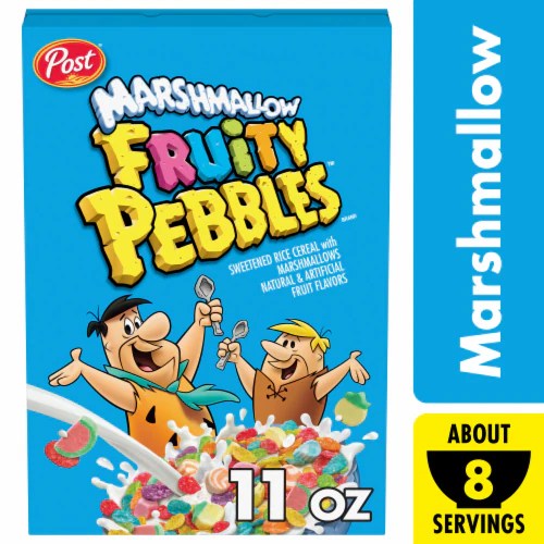 Kroger Post Marshmallow Fruity Pebbles Cereal, 11 oz