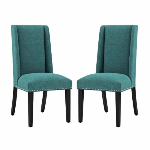 Baron Dining Chair Fabric Set of 2 Teal, 1 Fred Meyer