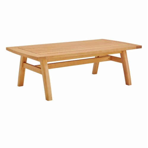 Orlean Outdoor Patio Eucalyptus Wood Coffee Table Natural, 1 Kroger