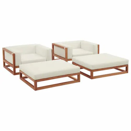Newbury 4 Piece Outdoor Patio Set, 1 Kroger