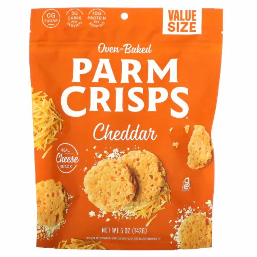 ParmCrisps 5oz Cheddar Parmesan Crisps Keto Snacks, 5 oz Kroger