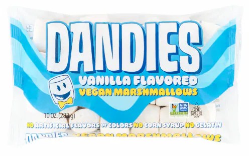 Kroger Dandies Classic Vanilla Vegan Marshmallows, 10 oz