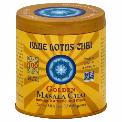 Blue Lotus Chai Chai Masala Golden 3 oz, Case of 6 3 OZ each Mariano’s