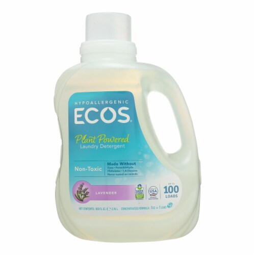 Earth Friendly Ecos Ultra 2x All Natural Laundry Detergent Lavender