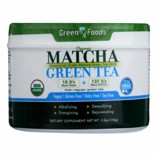 Green Foods Organic Matcha Green Tea 5.5 oz, 1 Box 5.5 OZ Kroger