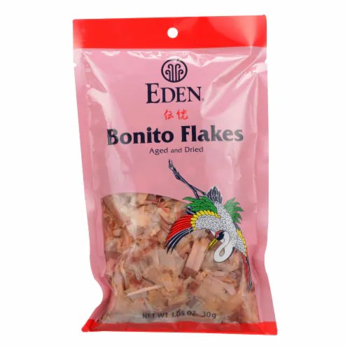 Eden Foods Bonito Flakes Steamed Aged Dried 1.05 oz Pack of 3