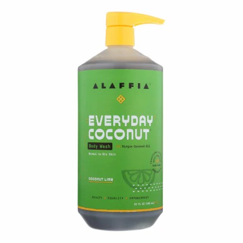 Alaffia Everyday Body Wash Coconut Lime 32 fl oz., Case of 1 32
