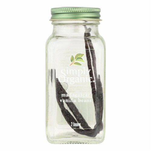 Simply Organic Spice Whole Madagascar Vanilla Beans 1 Each 2 CT