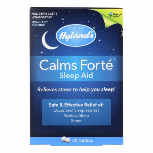 Hylands Homeopathic Calms Fort? Sleep Aid 50 Tablets Pack of 3