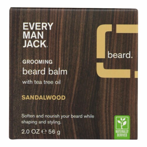 Every Man Jack Beard Balm Sandalwood 1 Each 2 OZ, Case of 1 2
