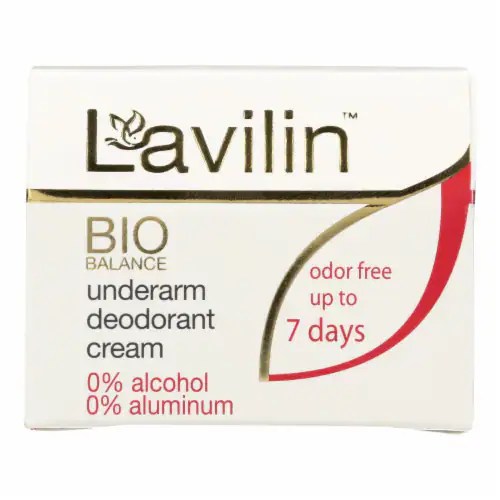 Lavilin Deodorant Bio Balance Underarm Cream 2.1 oz Pack of 3