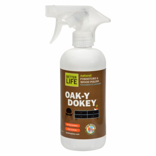 Better Life Oaky Doky Wood Cleaner and Polish 16 fl oz, Case of 1