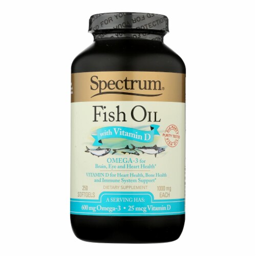 Spectrum Essentials Omega3 Fish Oil With Vitamin D Dietary Supplement