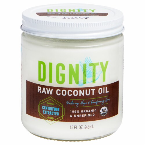 Dignity Coconuts Oil Coconut Raw Virgin Organic 15 Oz, Case of 6 15