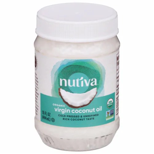 Nutiva Oil Coconut Unrefined 15 FO, Case of 12 15 FO each Kroger