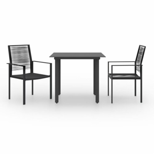 vidaXL 3 Piece Patio Dining Set, 3 pcs 31.5"x31.5"x29.1 Kroger