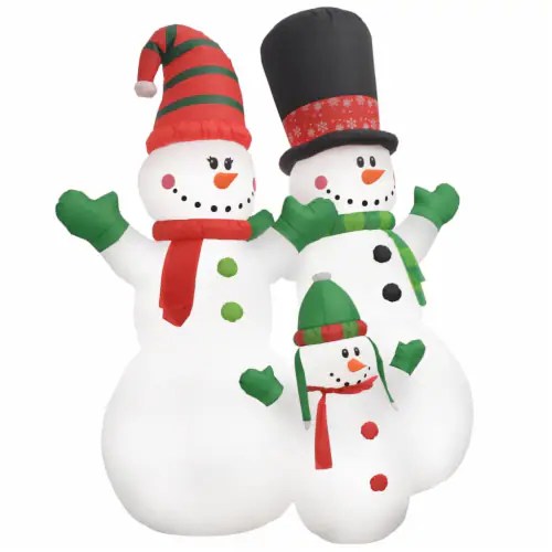 vidaXL Inflatable Snowman Family with LEDs8 ft, 8 ft Kroger
