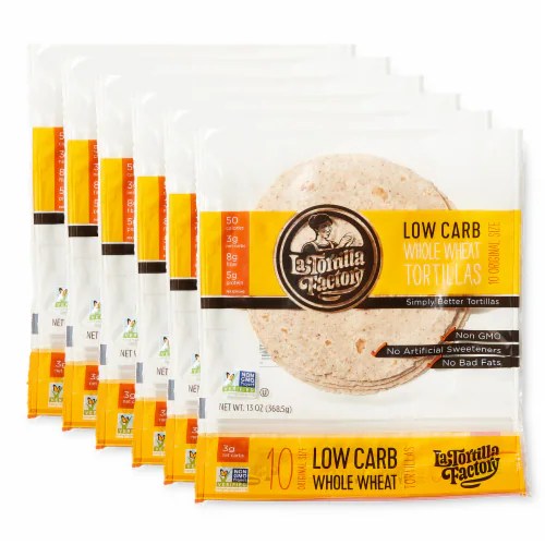 Low Carb Whole Wheat Original Tortillas, 10 ct Kroger
