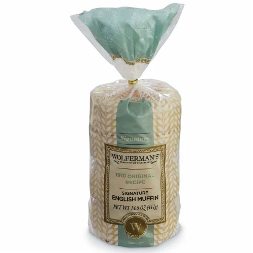Wolfermans Original Recipe Signature English Muffin 4 per bag 12