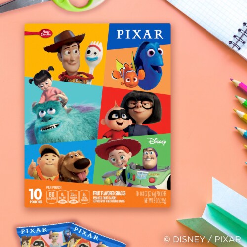 Disney Pixar Gluten Free Fruit Flavored Snacks, 10 ct / 0.8 oz Fry’s