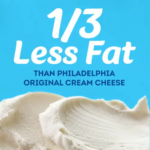 King Soopers Philadelphia Plain 1/3 Less Fat Cream Cheese, 8 oz