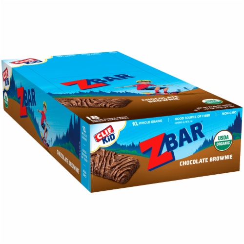 Clif KidÂ® Organic Chocolate Brownie ZBarsâ„¢, 18 ct / 1.27 oz Ralphs