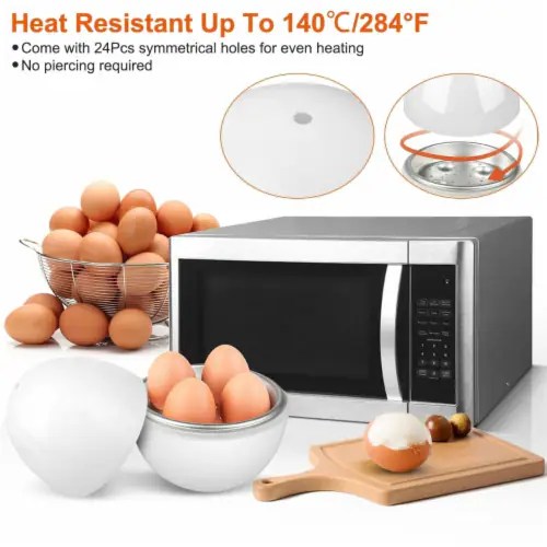 Microwave Egg Boiler Soft Medium Hard Egg Steamer Ball Shape Cooker, 1