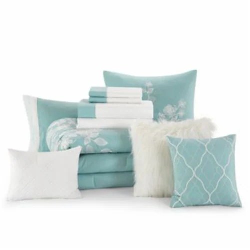 Beamont 12Piece Queen Comforter Set in Aqua, Queen Ralphs