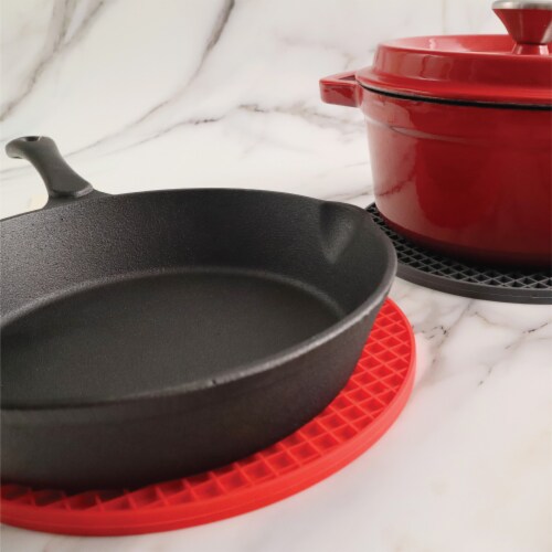 Silicone Pot Pad, Trivet Mat for Countertop, Heat Resistant, Square