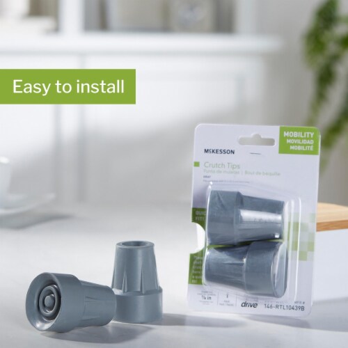 McKesson Crutch Tip For Crutch with 7/8 Inch Diameter 146RTL10439B, 20 Ct, 20 ct Kroger