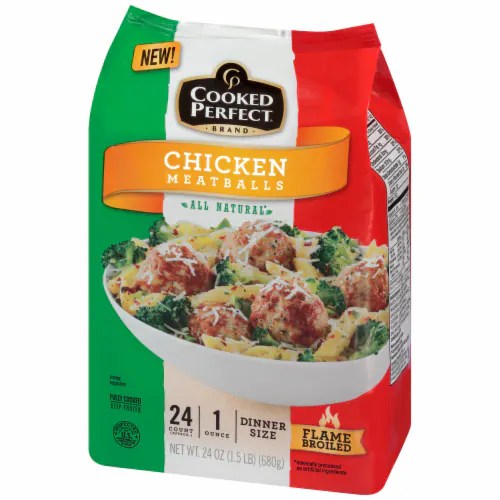 Fred Meyer Cooked Perfect Chicken Meatballs, 24 oz