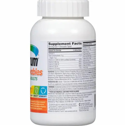 Centrum® Orange Burst Chewables Adult Multivitamin Tablets, 100 ct QFC