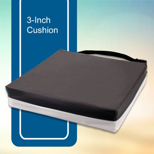 McKesson Foam Seat Cushion 16 Wx16 Dx3 H For Wheelchair Seats 17071001, 16 W X 16 D X 3 H Inch