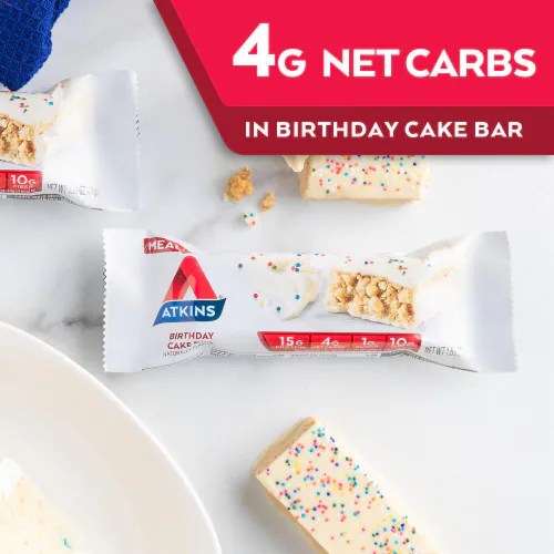 Atkins® Birthday Cake Protein Meal Bars, 5 ct / 1.69 oz Smith’s Food