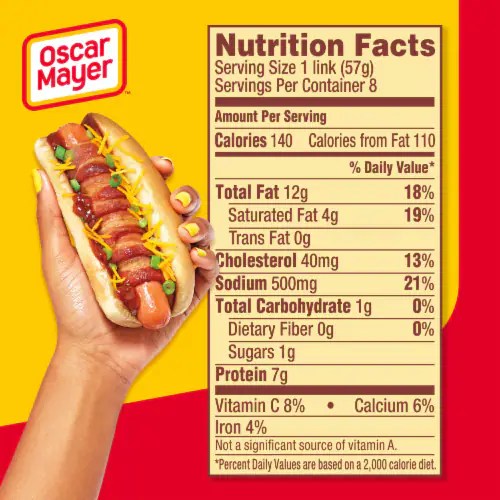 Oscar Mayer BunLength Wieners Hot Dogs, 8 ct Kroger