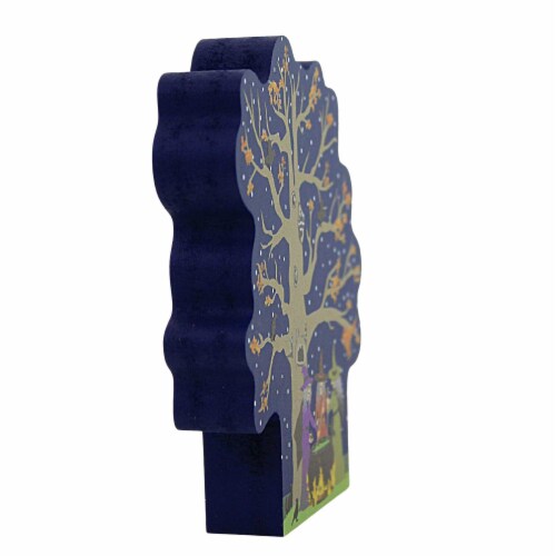 Cats Meow Village Witches Brew Tree Accessory Wood Halloween 22633, 1