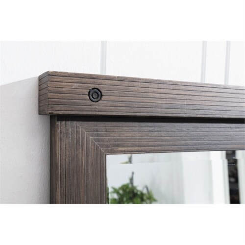 Milton Greens Stars Inc Wood Beveled Leaning/Wall Mounted Mirror in