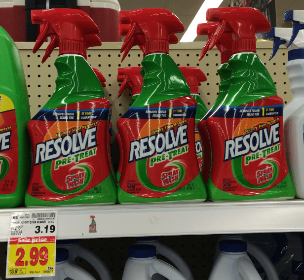 FREE Resolve Laundry Stain Remover at Kroger! Kroger Krazy