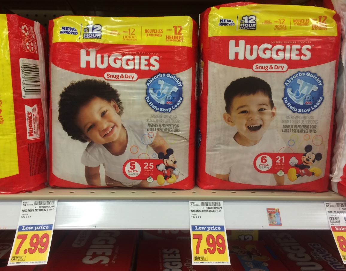Huggies Diapers Coupons = as low as 5.99 at Kroger!! Kroger Krazy