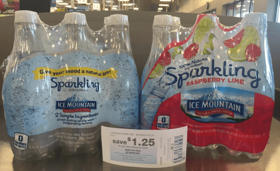Ice Mountain Catalina = 6 Pack Sparkling Water for as low as 0.37 (or