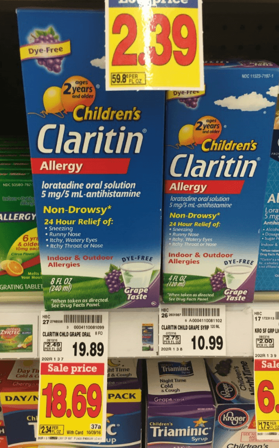 Good Deals on Children’s Claritin at Kroger!! Kroger Krazy