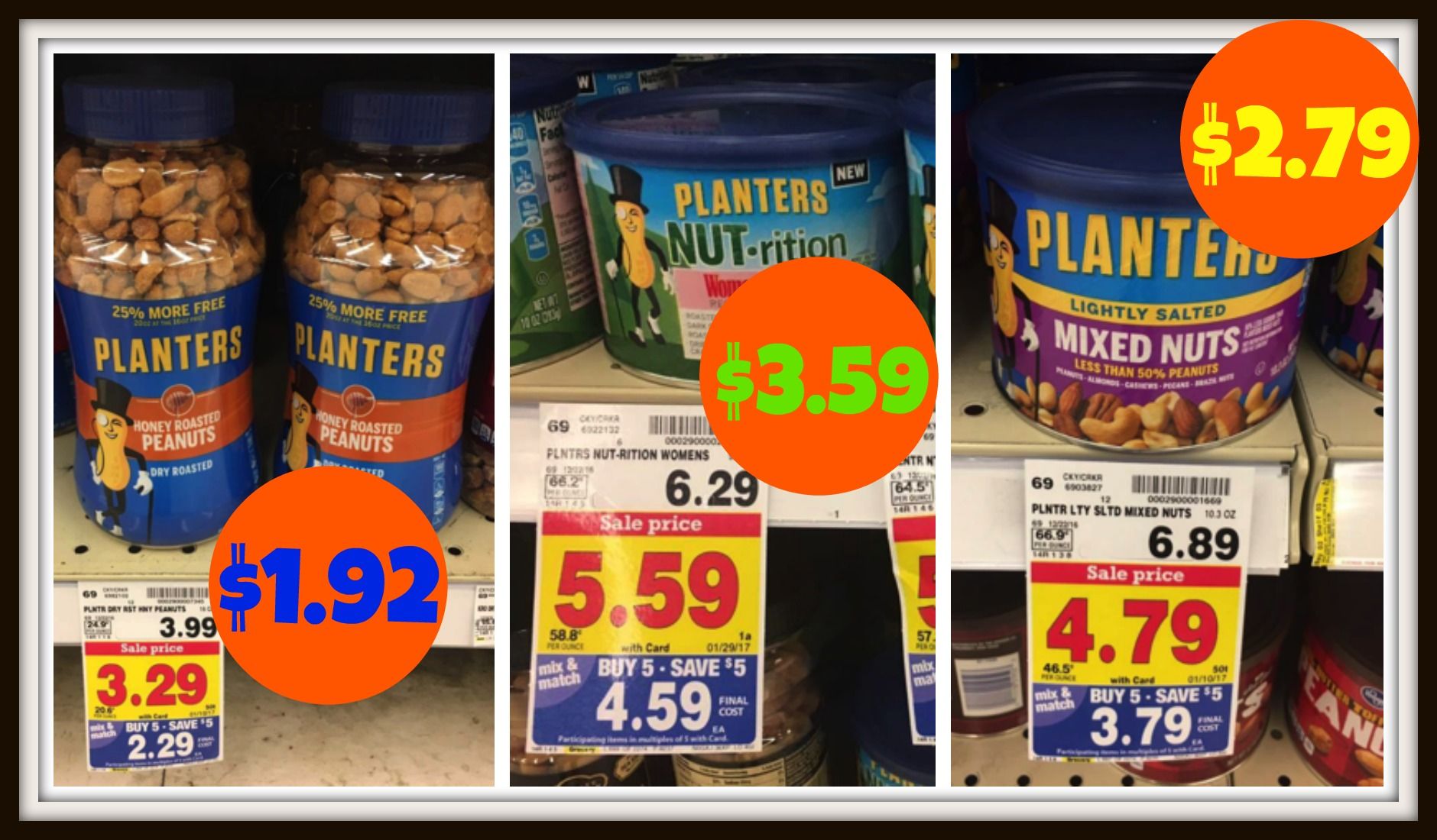 Planters Coupons Galore!! As low as 1.92 During Our Kroger Mega Event