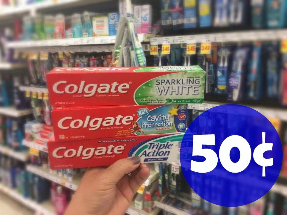 NEW Colgate Coupons Adult & Kids Toothpaste ONLY 0.50 at Kroger