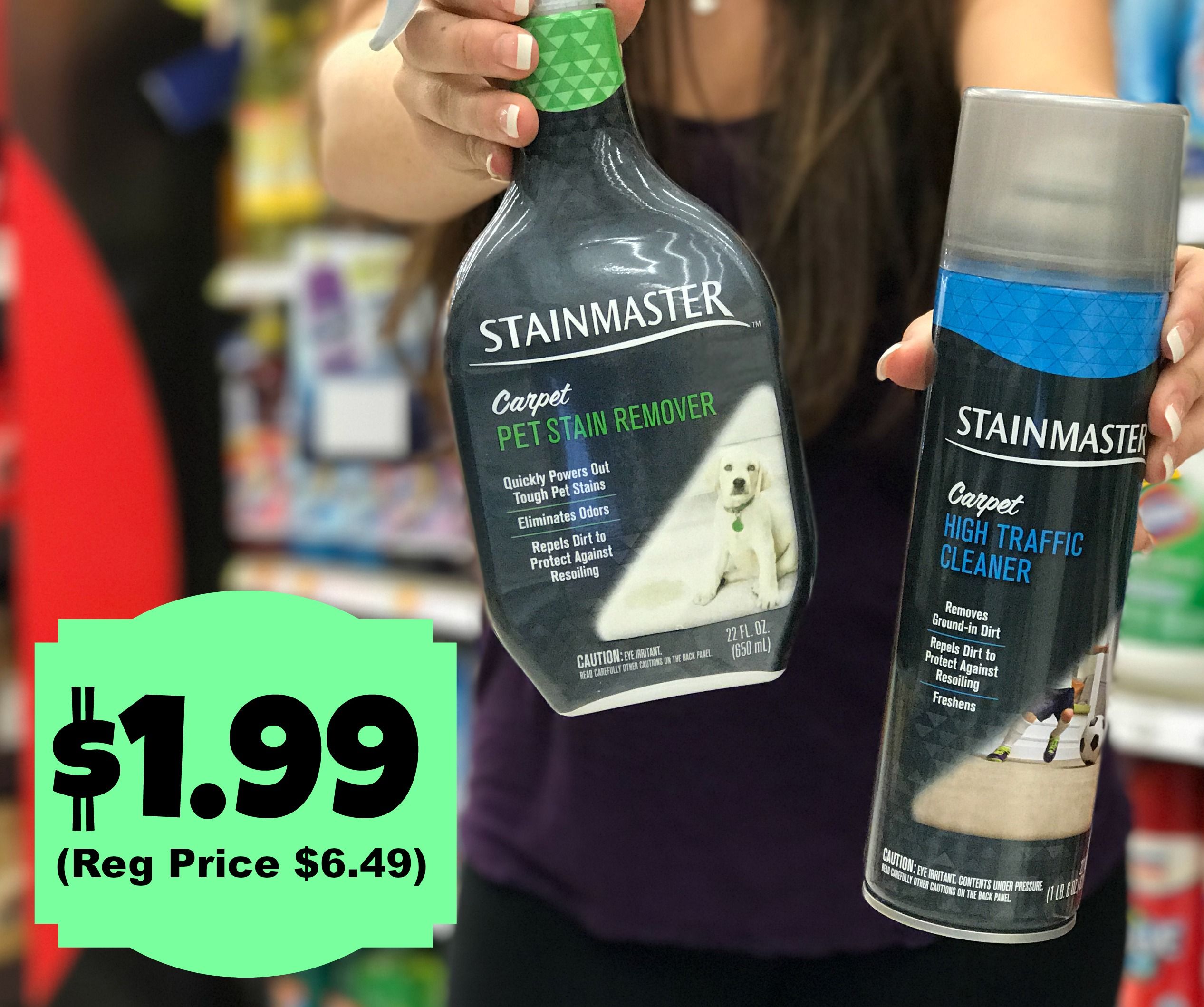Stainmaster Carpet Cleaner as low as 1.99 at Kroger (Reg 6.49