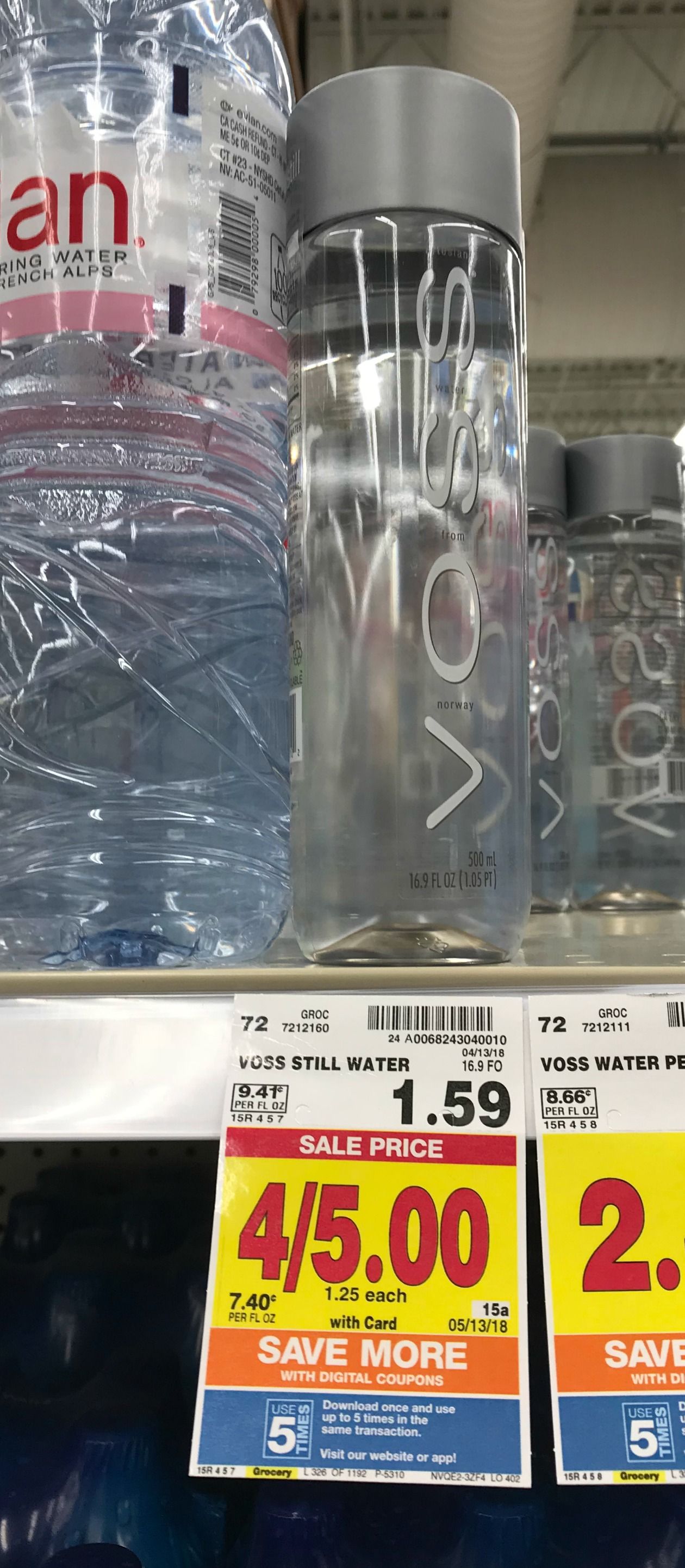 VOSS Waters JUST 0.50 each at Kroger! YES, You Read that Correctly