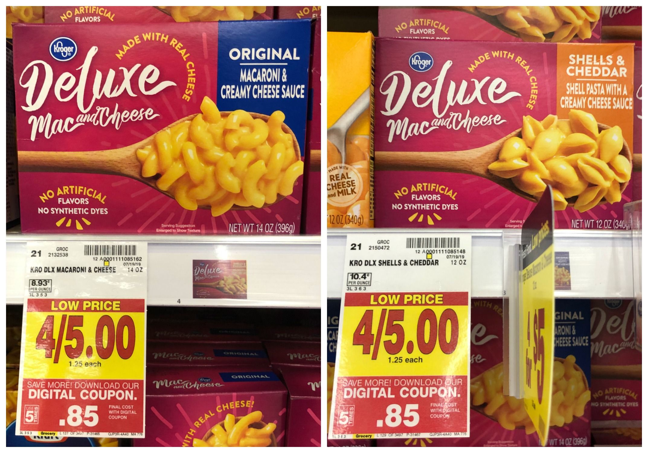 Kroger Deluxe Mac and Cheese ONLY 85¢ at Kroger! Kroger Krazy