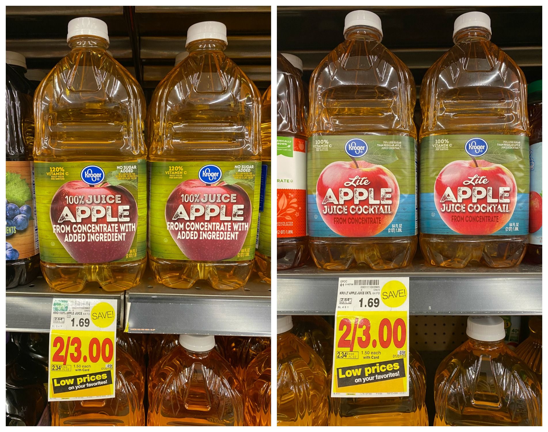 Kroger Shelf Stable Juice JUST 0.60!! (Reg Price 1.69) Kroger Krazy